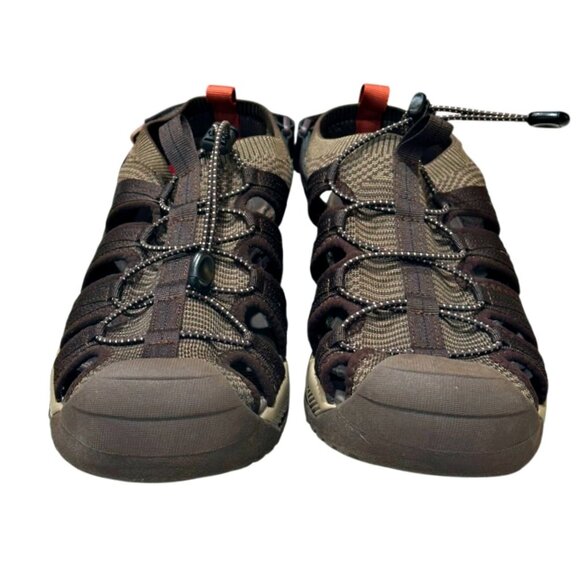 NEW Eddie Bauer Yesler Fisherman Sandals Mens 12M Brown Hiking Outdoor No Box main image 5